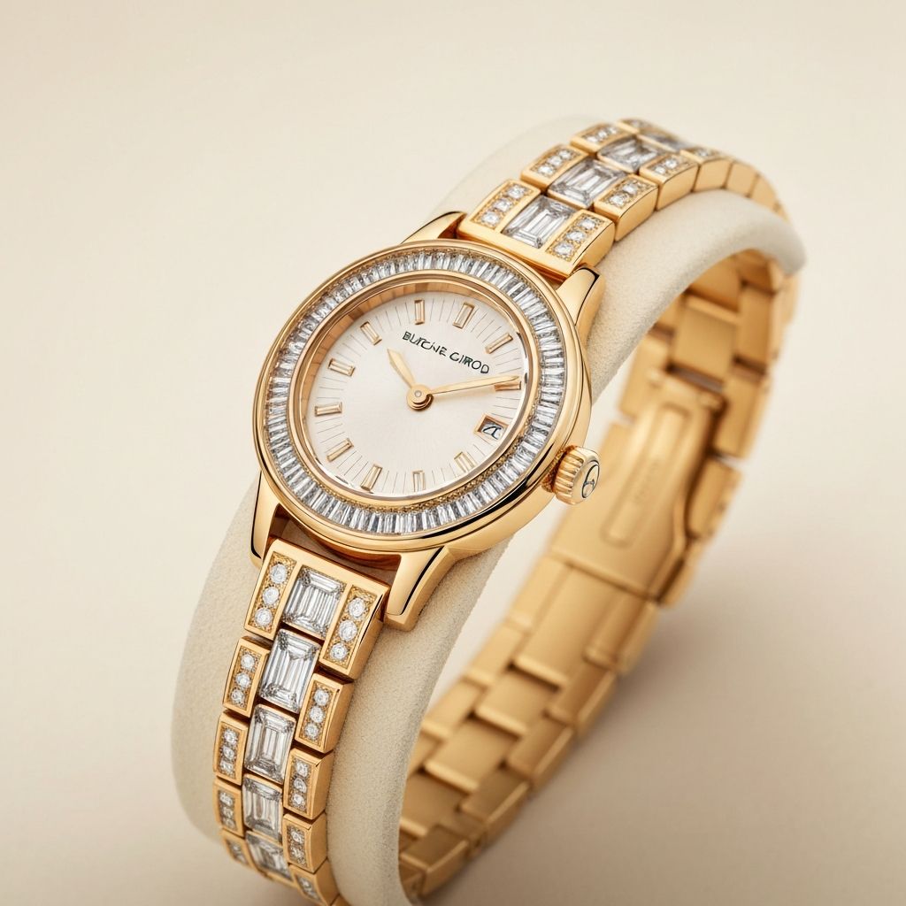 Bueche-Girod Baguette Diamond Bracelet - Model BG-BDB-1971