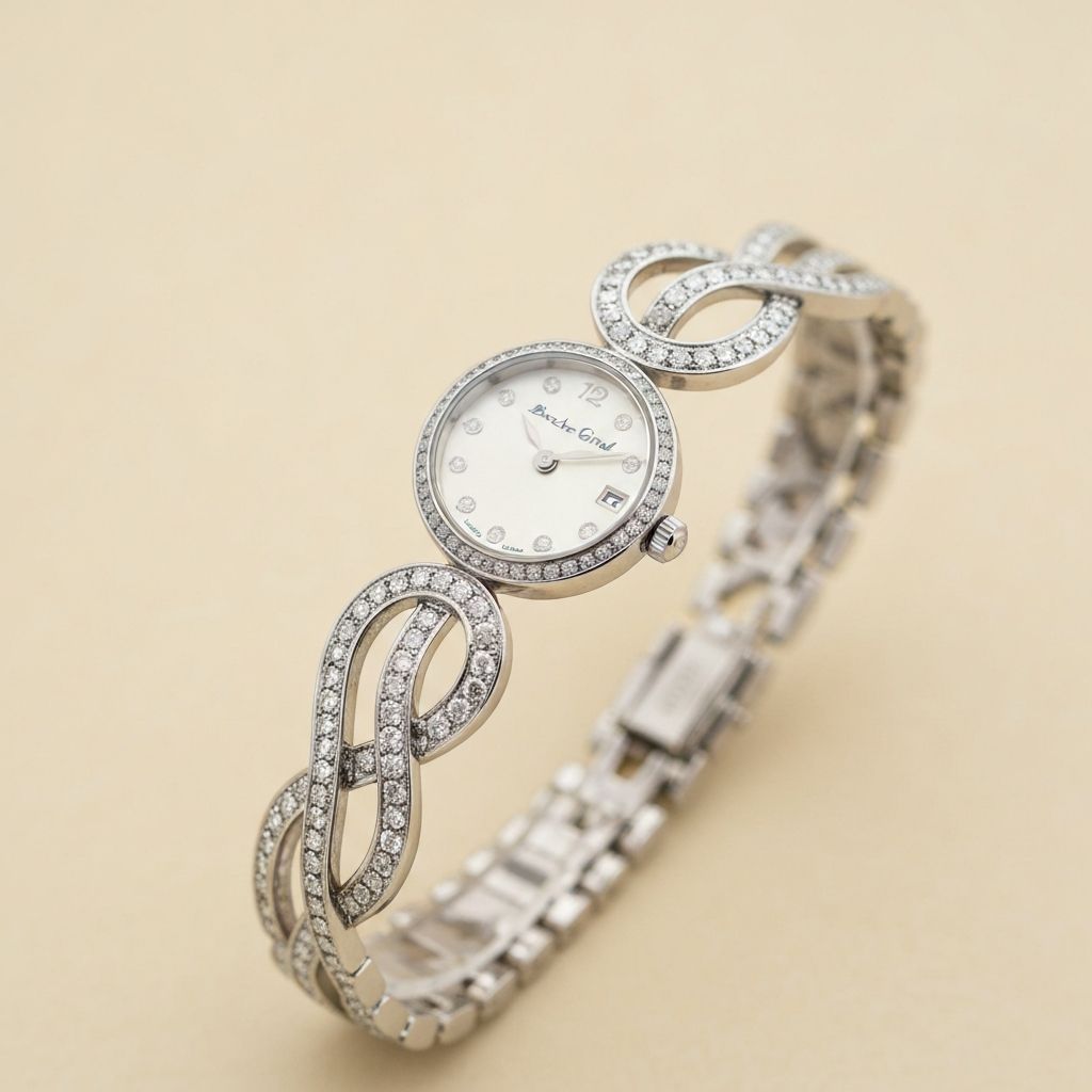 Bueche-Girod Diamond Ribbon Watch - Model BG-DR-1973