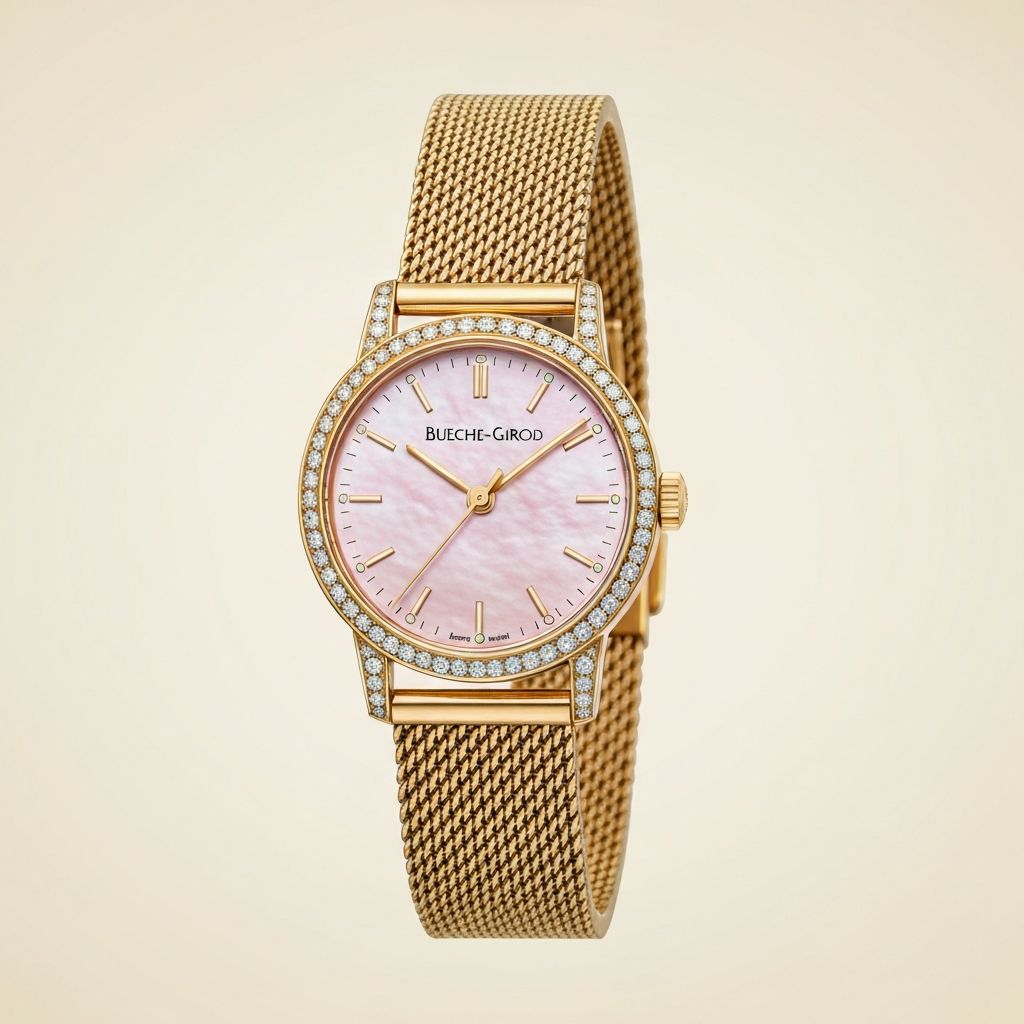 Bueche-Girod Pink Mother of Pearl - Model BG-PMP-1973