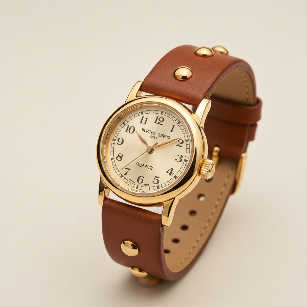 Bueche-Girod Studded Leather Cuff - Model BG-SC-1974