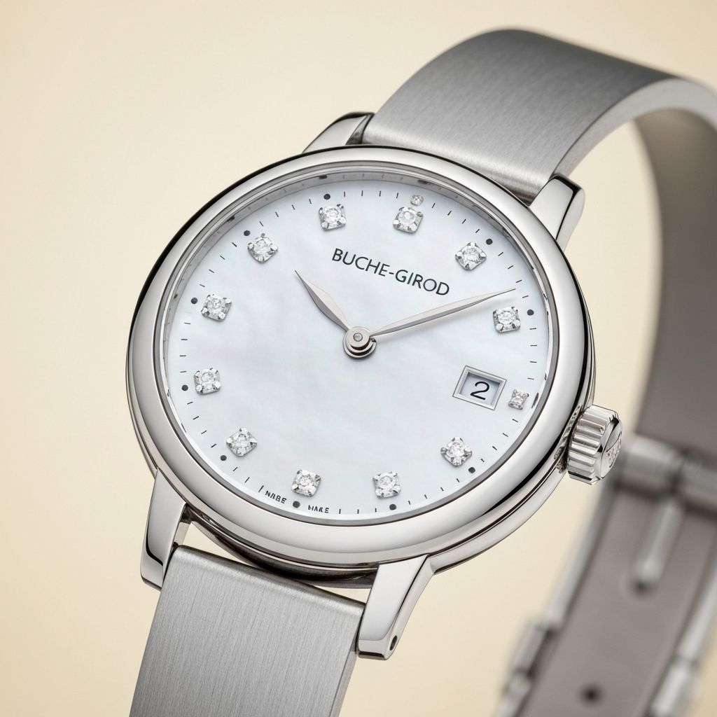 Bueche-Girod White Mother of Pearl - Model BG-WMP-1971