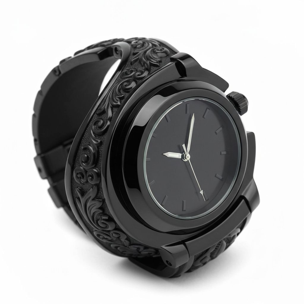 Bueche-Girod Wide Leather Cuff - Model BG-WC-1972